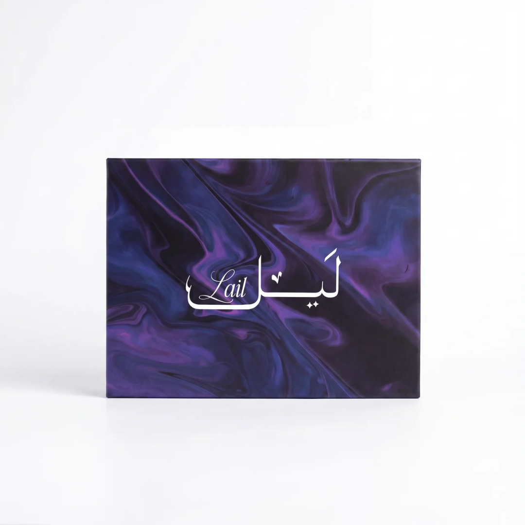 Summer VIP Box luxury packaging with Lail branding